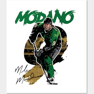 Mike Modano Dallas Rough Posters and Art